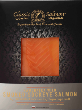 Smoked Sockeye Salmon (KAMCHATKA WILD) 80gr